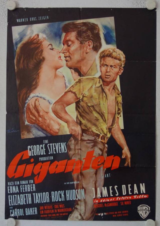 Giant original release german movie poster